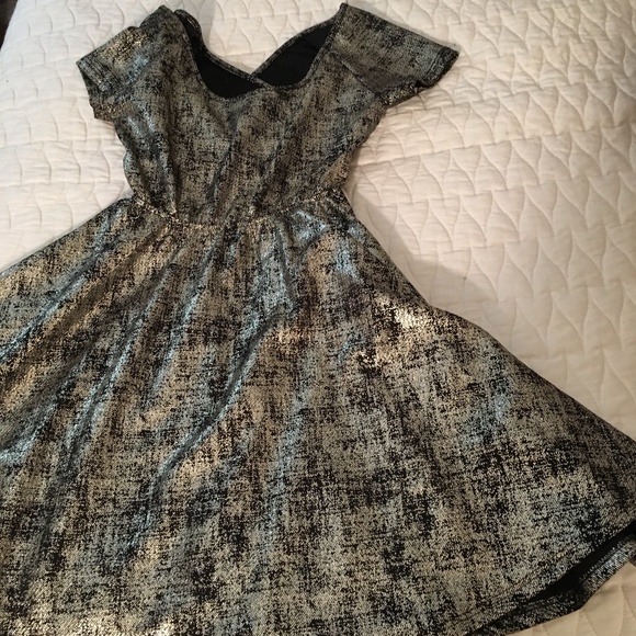 Rolla Coster Dresses & Skirts - 3 for $20 Sale: Gold and Black Skater Dress